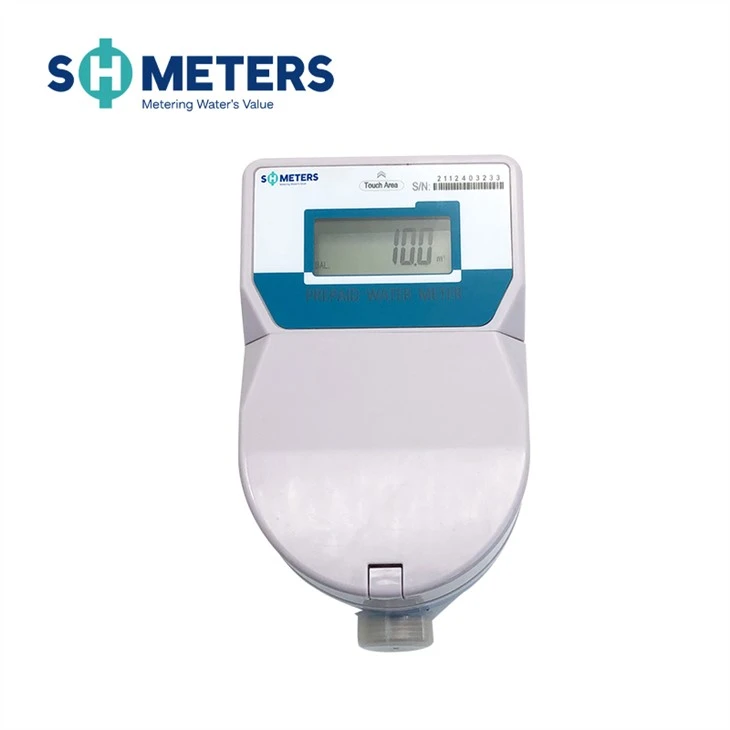 3/4 Diameter Water Meter Brass Interface IC Card Prepaid Water Meter For Apartment