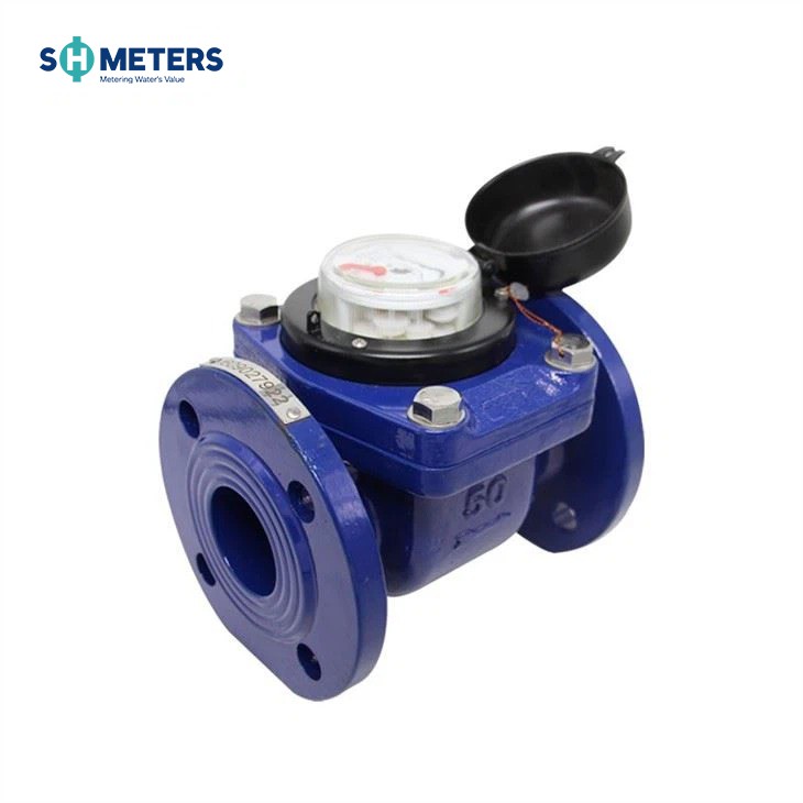 DN50 Large Caliber Brass Body Class B Dry Dial Multi Jet Water Meter