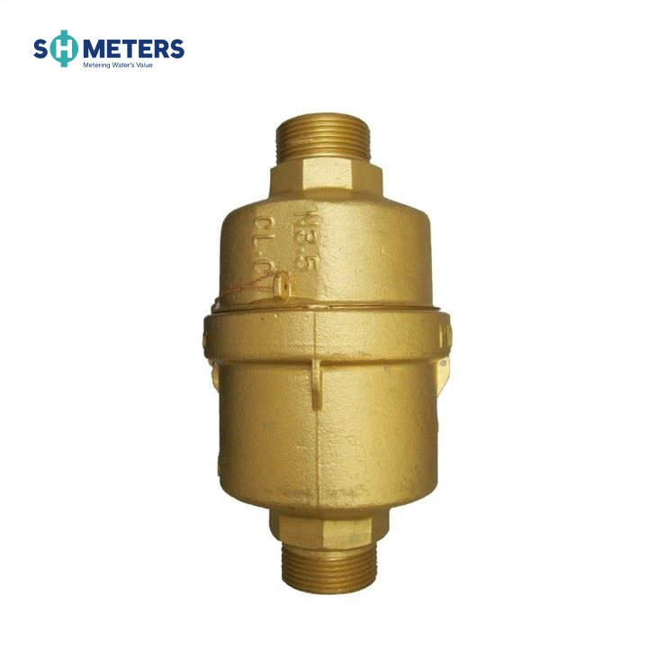 ISO Small Size Body Brass Piston Volumetric Water Meter 25mm ISO Small Size Body Brass Piston Volumetric Water Meter 25mm