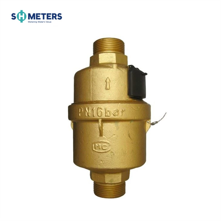ISO Small Size Body Brass Piston Volumetric Water Meter 25mm ISO Small Size Body Brass Piston Volumetric Water Meter 25mm