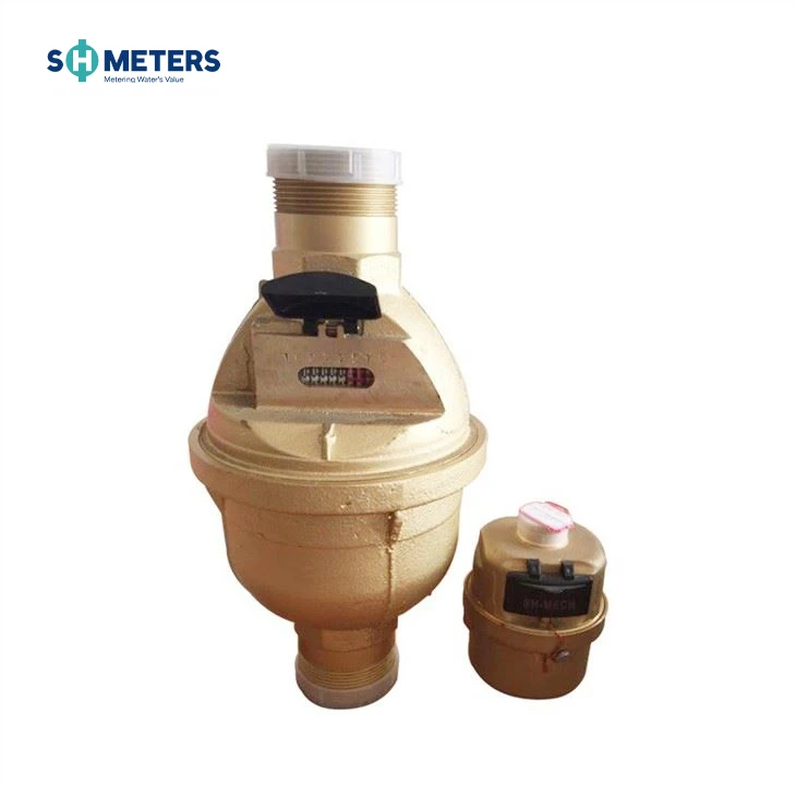 ISO Small Size Body Brass Piston Volumetric Water Meter 25mm ISO Small Size Body Brass Piston Volumetric Water Meter 25mm