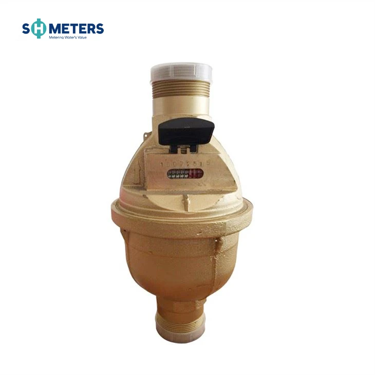ISO Small Size Body Brass Piston Volumetric Water Meter 25mm ISO Small Size Body Brass Piston Volumetric Water Meter 25mm