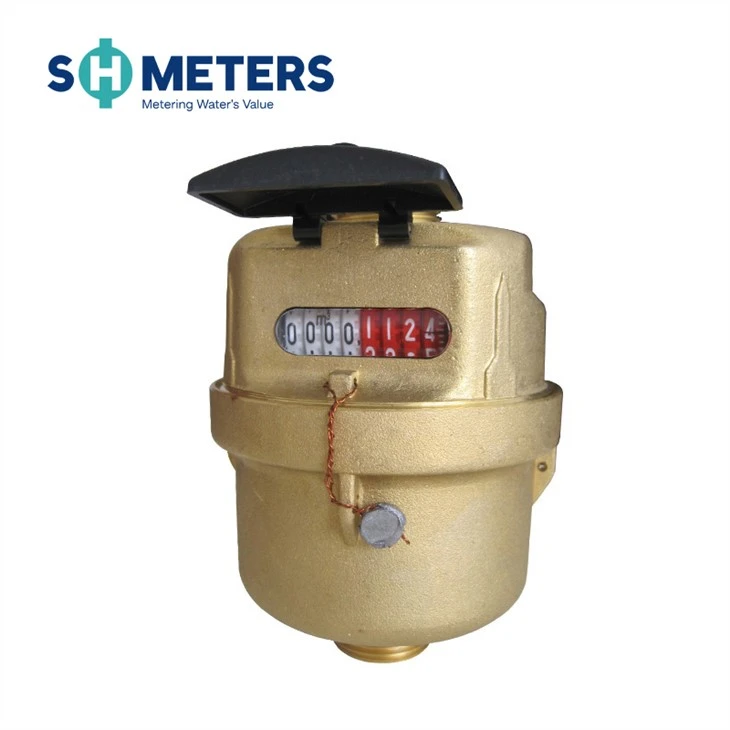 Piston Volumetric Brass Water Meter Class C, R160/ R200