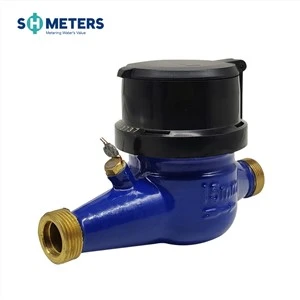 Boîtier en plastique Bell Multi Jet Compteur d'eau Type sec Roue à aubes
