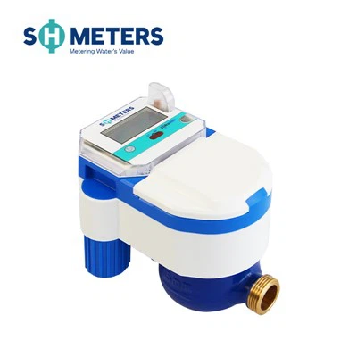 Compteur d'eau intelligent LoRaWAN, corps en laiton DN15 ~ 25mm